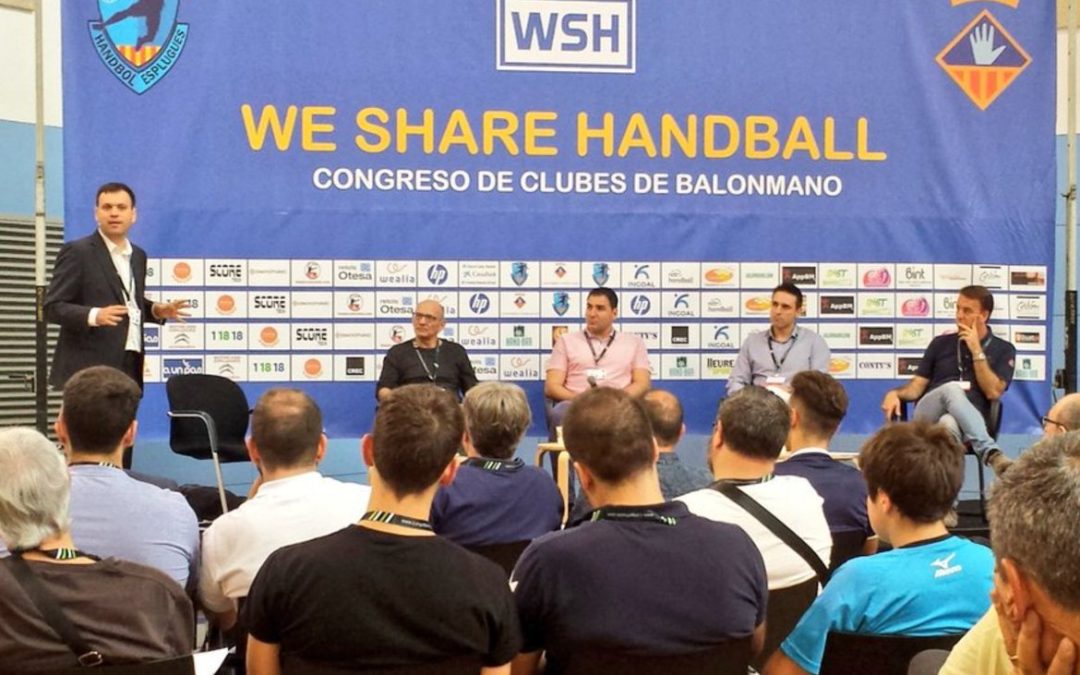 Participación con stand propio en Congreso «We share handball» Esplugues de Llobregat
