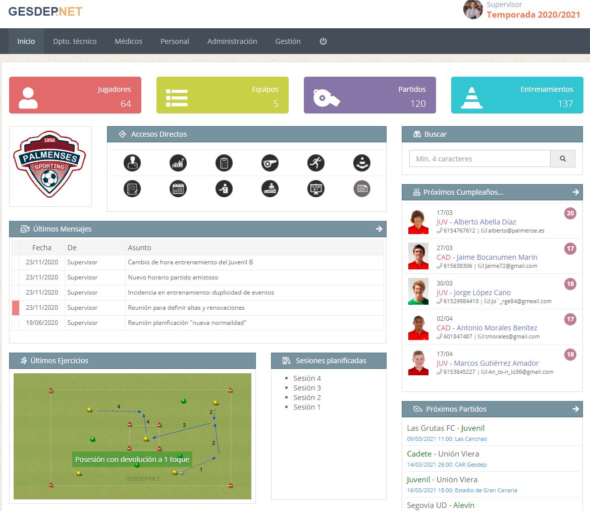 Tercera versión en la web y actual. Año 2021.